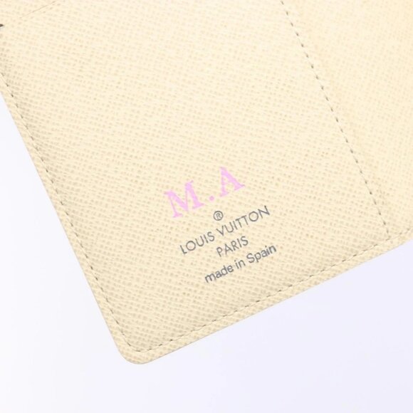 LOUIS VUITTON Damier Azur Agenda PM Day Planner Cover R20706 LV Auth 141555 - Picture 10 of 16